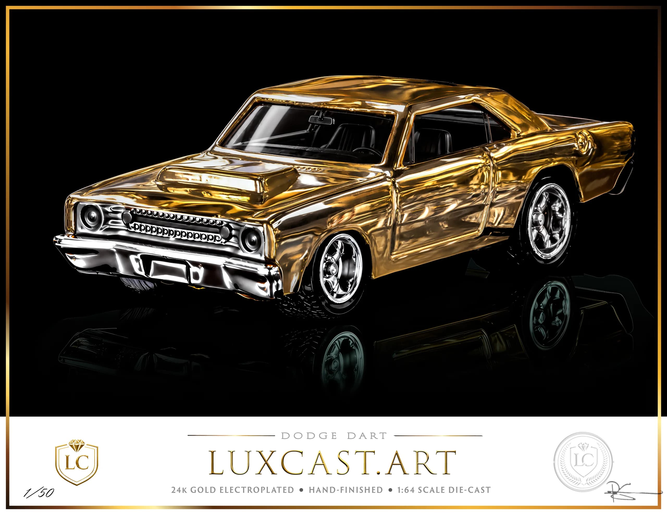 Dodge Dart signed art print