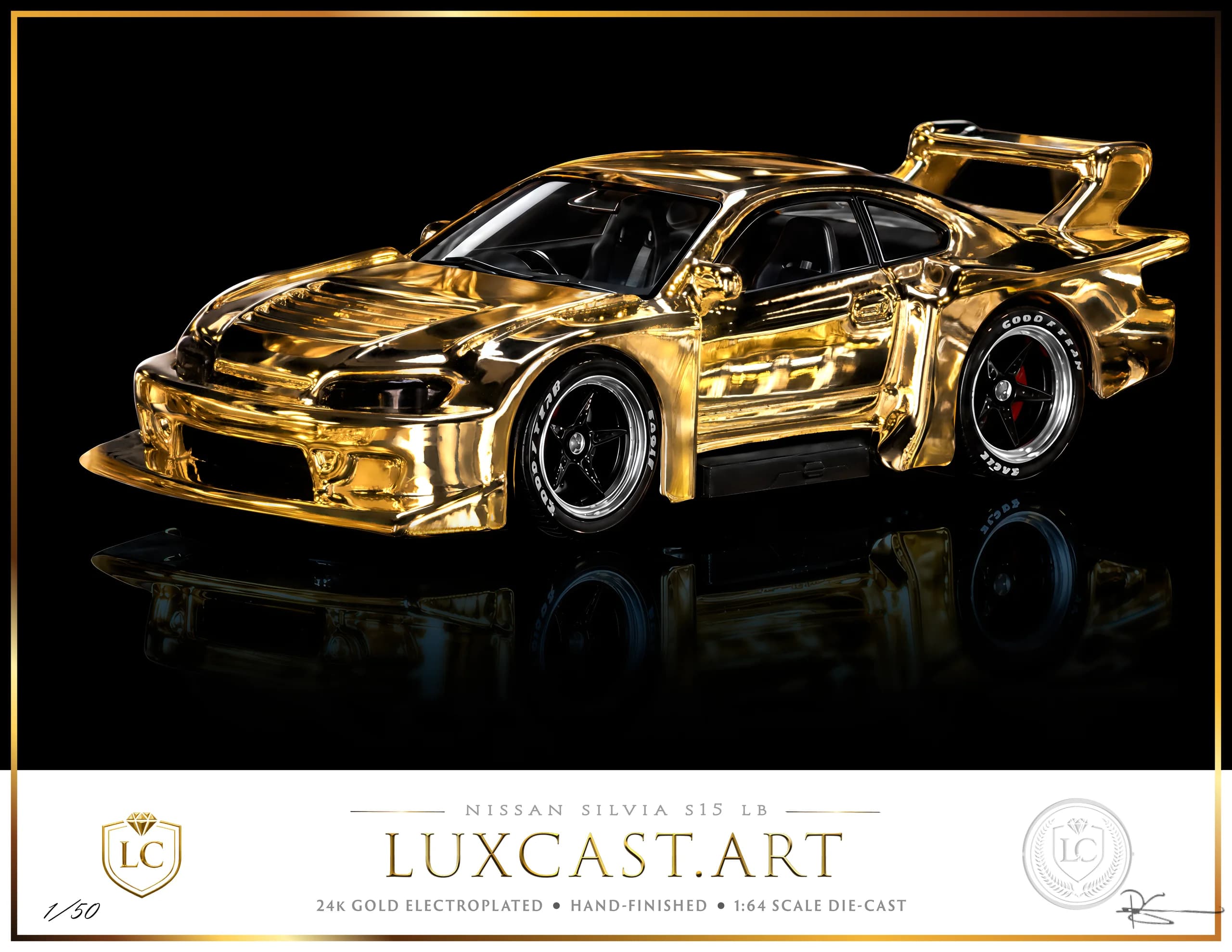 Nissan Silvia S15 LB Super Silhouette signed art print
