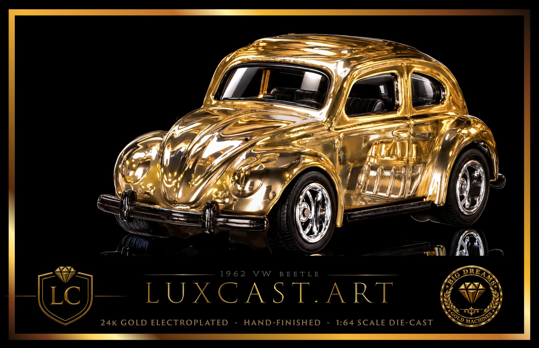 1962 VW Beetle poster